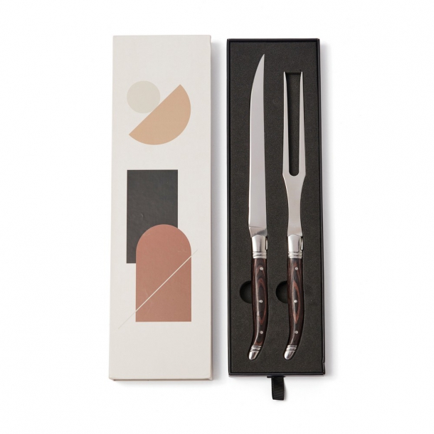 Zestaw do mięsa, nóż i widelec VINGA Gigaro