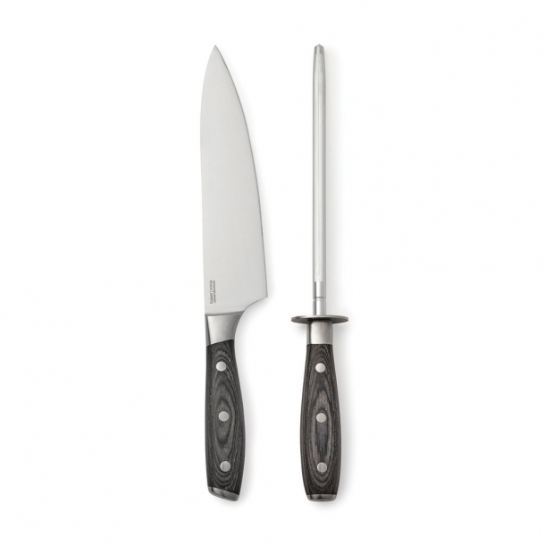 Zestaw VINGA Kaiser, nóż, ostrzałka