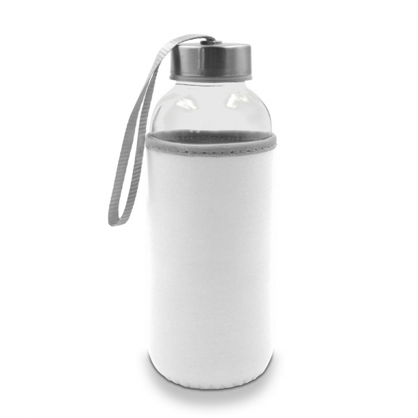 Szklana butelka 420 ml w pokrowcu | Bob