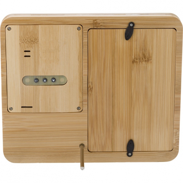 Bambusowa stacja pogodowa, ramka do zdjęć