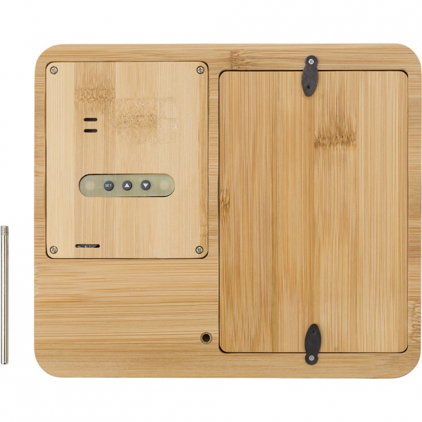 Bambusowa stacja pogodowa, ramka do zdjęć