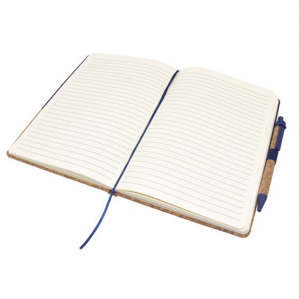 Korkowy notatnik A5 z długopisem | Layla