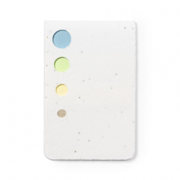 Zestaw do notatek, karteczki samoprzylepne, papier z nasionami