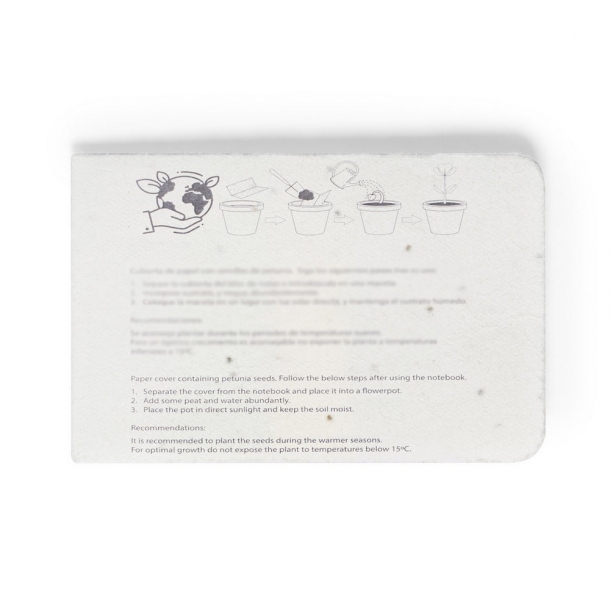 Zestaw do notatek, karteczki samoprzylepne, papier z nasionami