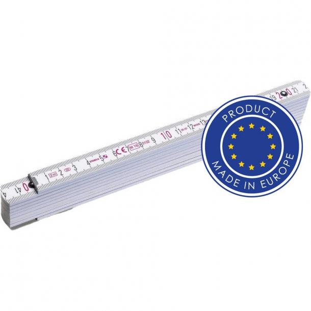 Miara 2m, składana - Biały