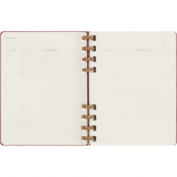 Spiralny kalendarz MOLESKINE Undated Life