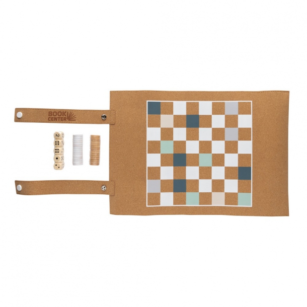 Korkowy zestaw gier planszowych