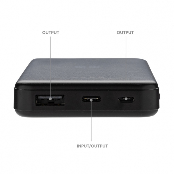 Power bank 5000 mAh, ładowarka bezprzewodowa 5W