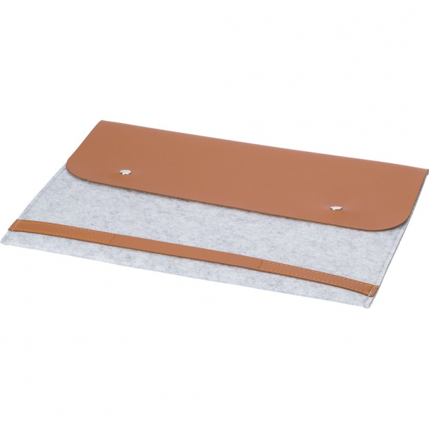 Etui na laptopa 14' z filcu RPET, teczka na dokumenty