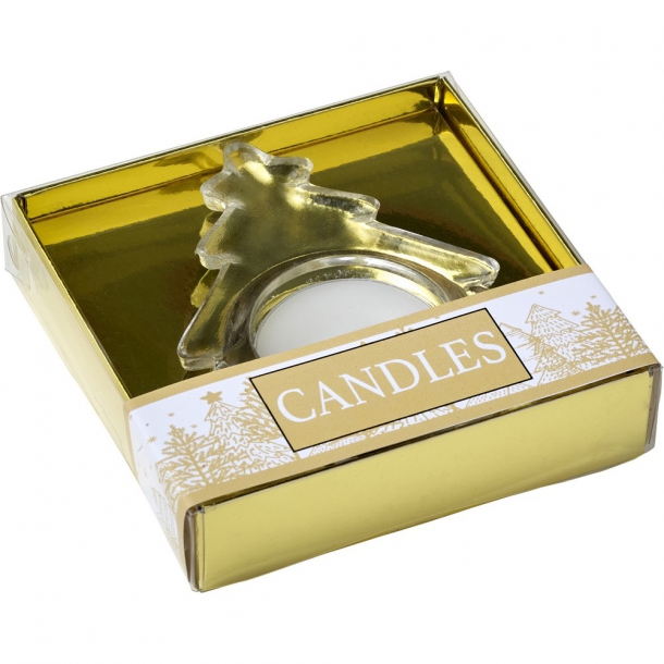 Świecznik 'choinka' - Złoty