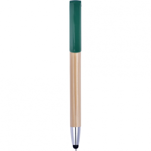 Bambusowy długopis, touch pen, stojak na telefon