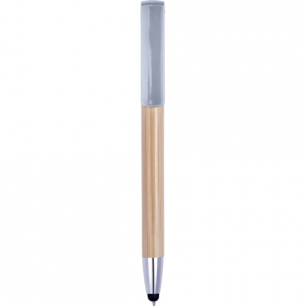 Bambusowy długopis, touch pen, stojak na telefon