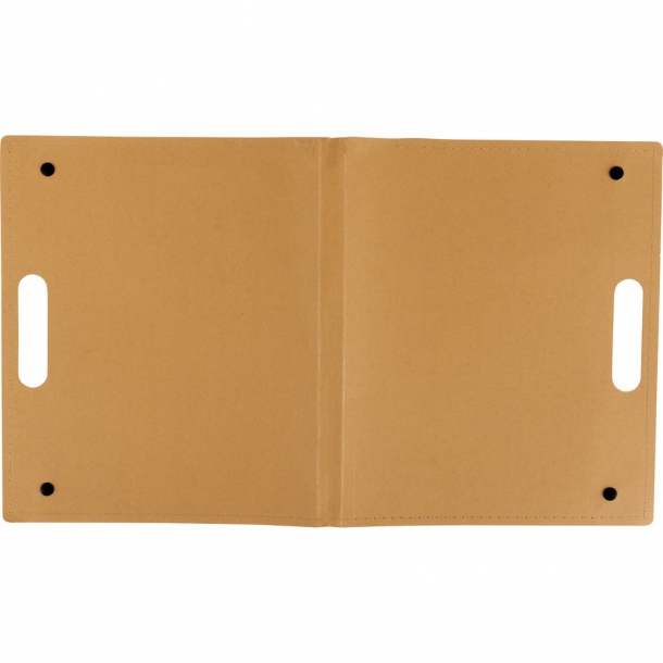 Teczka konferencyjna, notatnik ok. A4, długopis, karteczki samoprzylepne