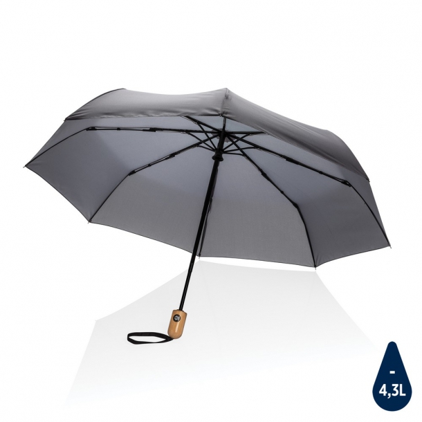 Bambusowy parasol automatyczny 21' Impact AWARE™ rPET