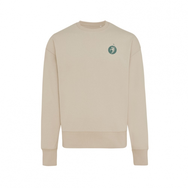 Luźna bluza z bawełny z recyklingu Iqoniq Kruger