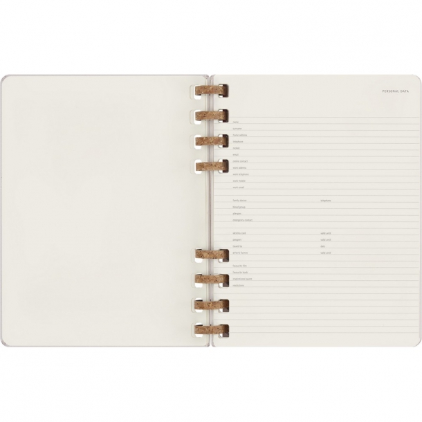 Spiralny kalendarz MOLESKINE Undated Life