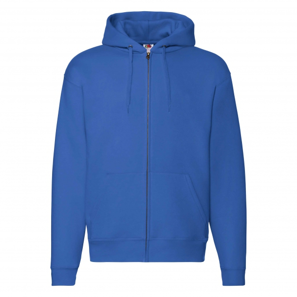 Zip Through Hooded Sweat 70/30 Royal Blue M