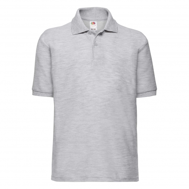 Kids Polo Heather Grey 9-11 (140)