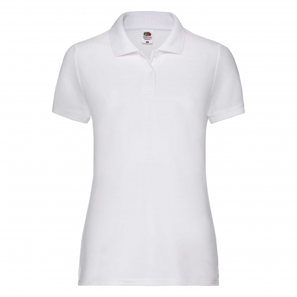 Lady Fit Polo 65/35 White M