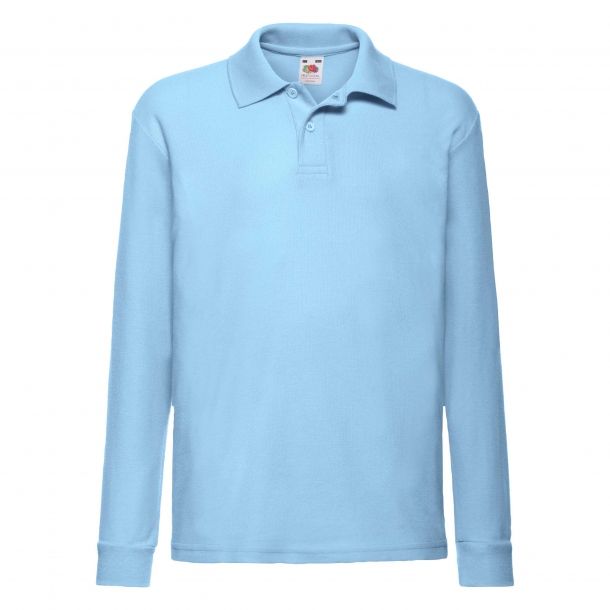 Kids L/S Polo Sky Blue 9-11 (140)