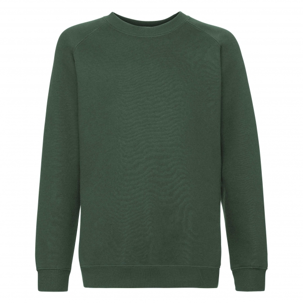 Kids Raglan Sweat 70/30 Bottle Green 7-8 (128)