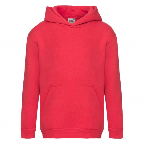 Kids Hooded Sweat 70/30 Red 9-11 (140)