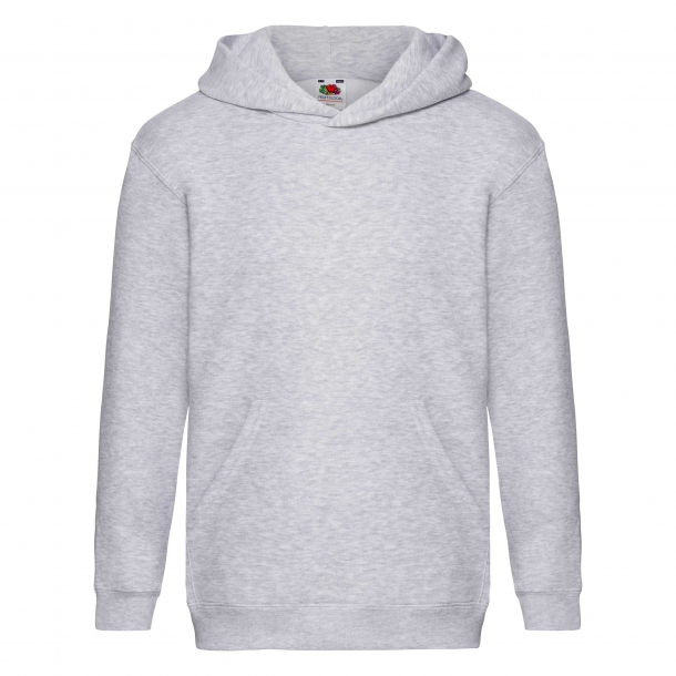 Kids Hooded Sweat 70/30 Heather Grey 5-6 (116) - Heather grey