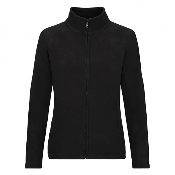 Lady Full Zip Fleece Black 2XL