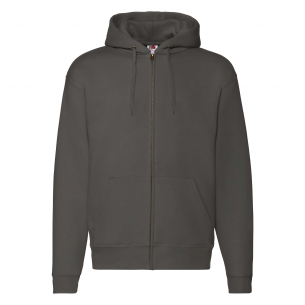 Zip Through Hooded Sweat 70/30 Charcoal M