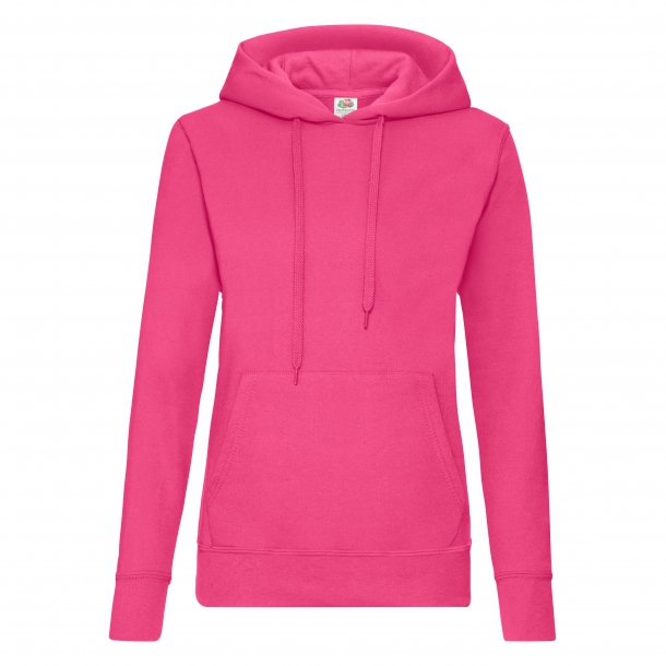 Lady-Fit Hooded Sweat 80/20 Fuchsia XS