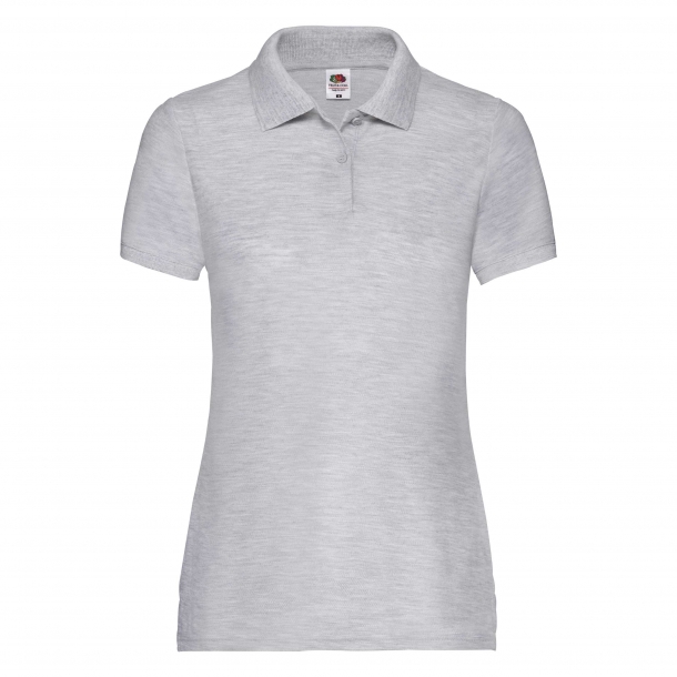Lady Fit Polo 65/35 Heather Grey M
