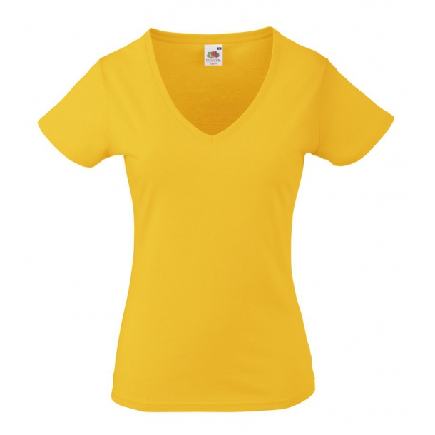 Ladyfit Valueweight V-Neck Sunflower XS