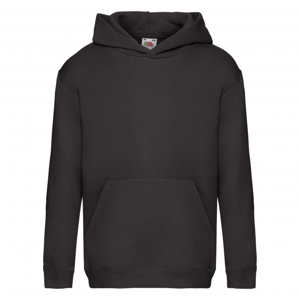 Kids Hooded Sweat 70/30 Black 5-6 (116)