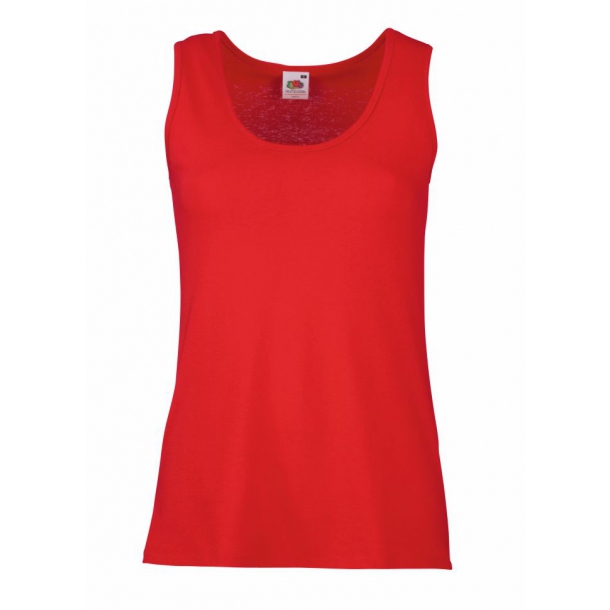 Ladies Valueweight Vest Red 2XL
