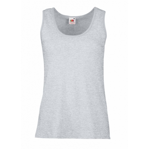 Ladies Valueweight Vest Heather Grey 2XL