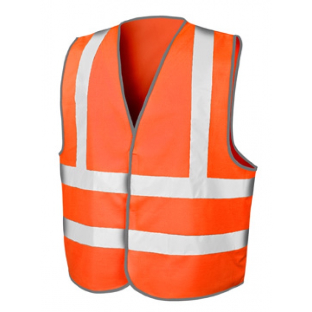 Hi-Vis Motorway Vest Orange S/M