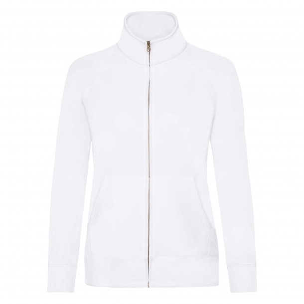 Lady-Fit Sweat Jacket 70/30 White M