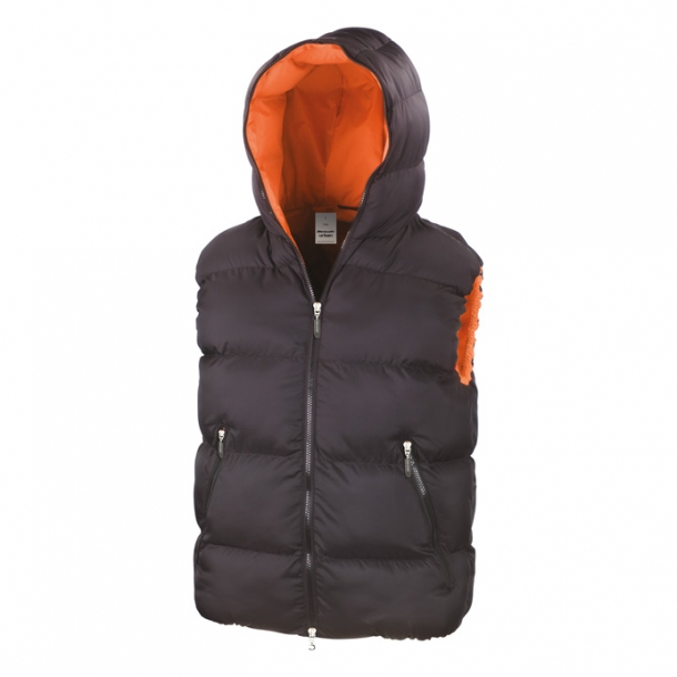 Dax Down Feel Gilet Black/Orange 2XL - Black/orange