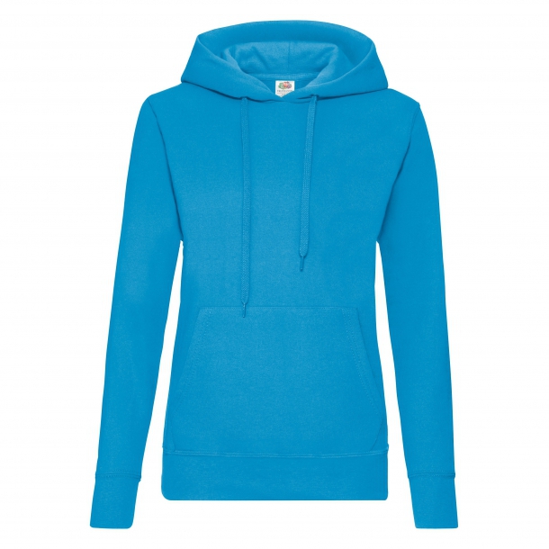 Lady-Fit Hooded Sweat 80/20 Azure Blue M