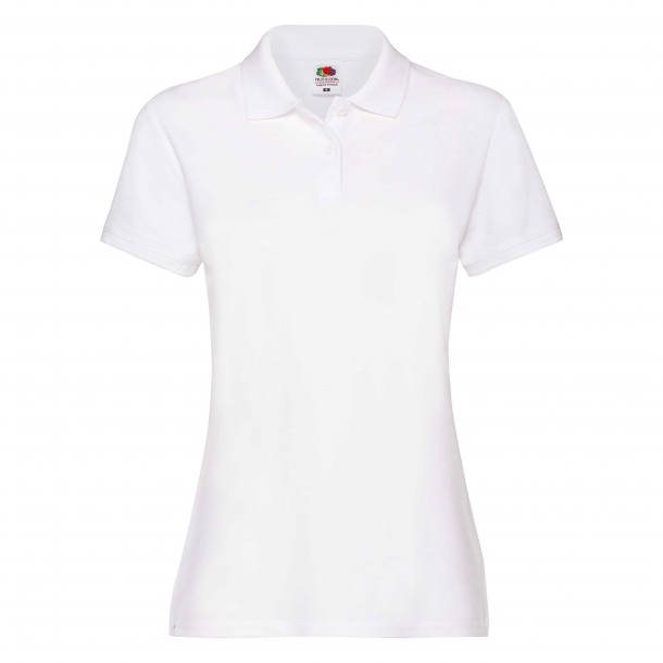 Lady Fit Premium Polo White M