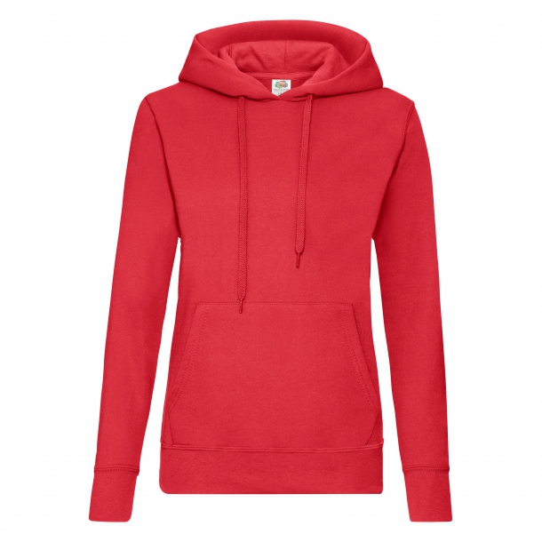 Lady-Fit Hooded Sweat 80/20 Red M