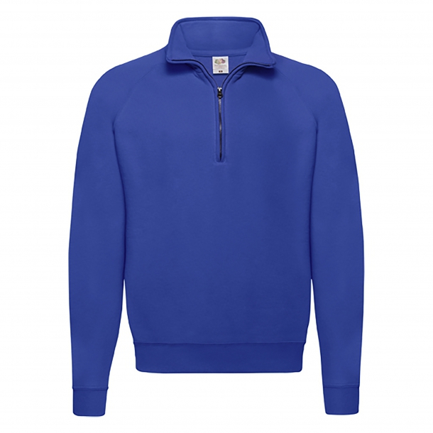 Zip-Neck Sweat 80/20 Royal Blue L