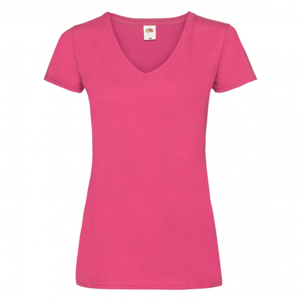 Ladyfit Valueweight V-Neck Fuchsia XS