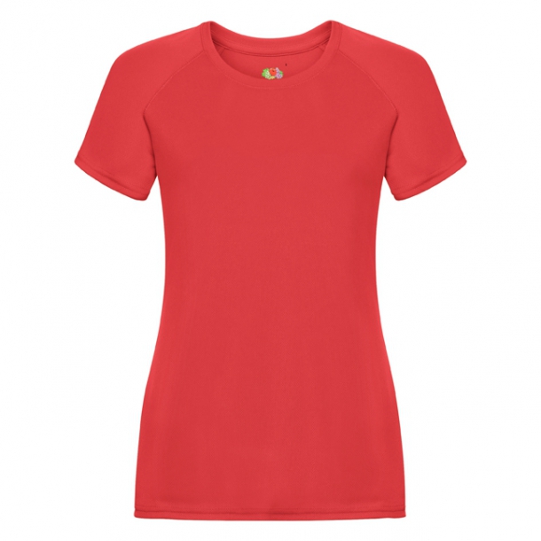 Ladies Performance T-Shirt Red XS
