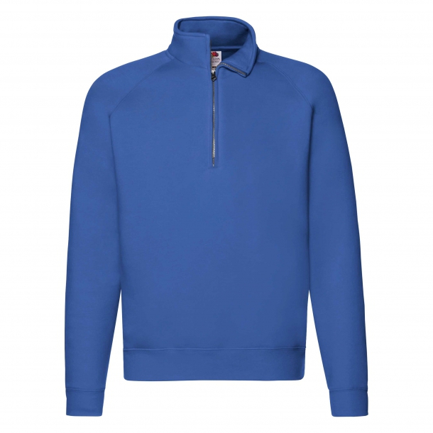 Zip-Neck Sweat 70/30 Royal Blue L