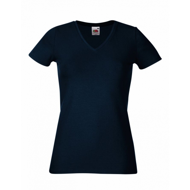 Lady-Fit V-Neck Deep Navy M