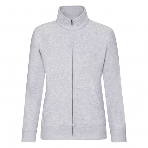 Lady-Fit Sweat Jacket 70/30 Heather Grey S