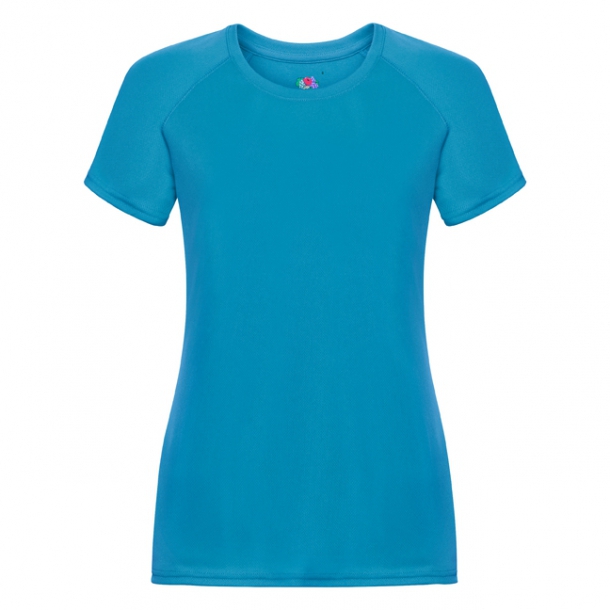 Ladies Performance T-Shirt Azure Blue S
