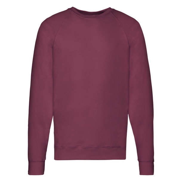 Lightweight Raglan Sweat 80/20 Burgundy M