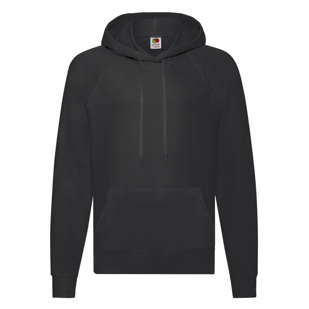Lightweight Hooded Sweat 80/20 Black L